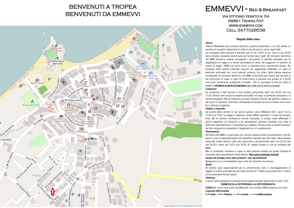 Emmevvi Panzió Tropea Kültér fotó